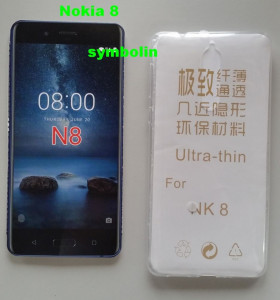 TPU maska za Nokia 8 providna