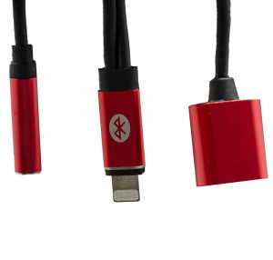 Adapter iPhone LIGHTNING na audio 3,5mm plus ženski iPhone Lightning konektor za punjenje, GL026