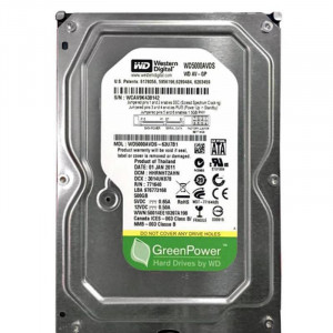 HDD interni 3.5", HDD WD 500GB WD5000AVDS WD AV-GP 7200RPM 32MB SATA