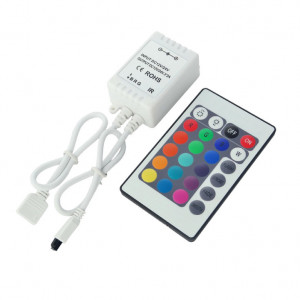 Kontroler za RGB LED trake 72W, KON-1RGB-IR24