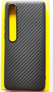 TPU 0.3mm CARBON maska za Xiaomi Mi 10 2020, Mi 10 Pro 2020 (6.67") CRNA