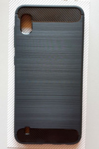 TPU maska BRUSHED za Samsung Galaxy SM-A105F A10 2019 (6.2") crna