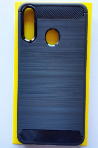 TPU maska BRUSHED za Samsung SM-A207F Galaxy A20S 2019 (6.5") crna