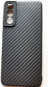 TPU maska Carbon 0.3mm za SM-G991F, Galaxy S21 2021 (6.2") crna