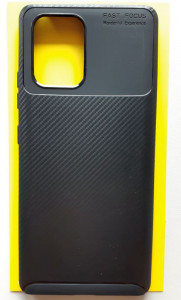 TPU maska CARBON za Samsung SM-G770F, Galaxy S10 LITE 2020, A91 2020 (6.7") crna