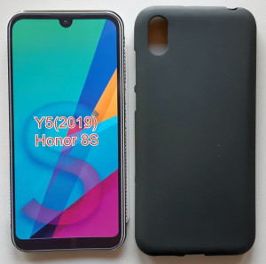TPU maska PUDDING za Huawei Y5 2019, Honor 8S, AMN-LX9 (5.71") crna