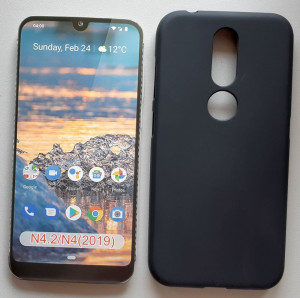 TPU maska Pudding za Nokia 4.2 2019 (5.71") crna