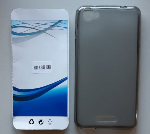 TPU PUDDING maska za Alcatel OT-5023X, D Pixi 4 Plus Power, siva