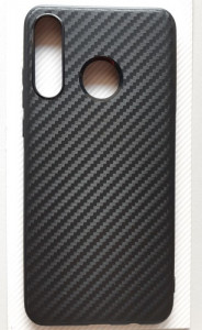 TPU CARBON 0.3 ultra tanka maska za Huawei P30 Lite 2019 (6.15") crna