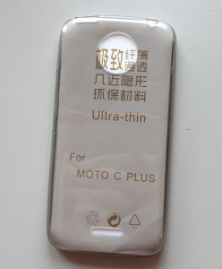 TPU 0,3mm maska ultra tanka za Motorola Moto C Plus (5.0") 2017, dim providna