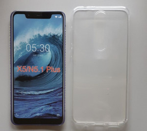 TPU 0.3mm ultra tanka maska za Nokia 5.1 Plus 2018, Nokia X5 2018 (5.86"), providna