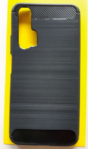 TPU maska BRUSHED za Huawei Honor 20 Pro 2019 (6.26") crna