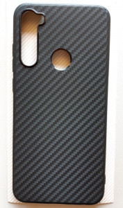 TPU maska CARBON 0.3mm ultra tanka za Xiaomi REDMI Note 8T 2019 (6.3") crna