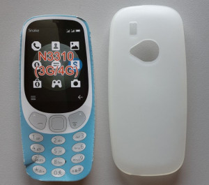 TPU maska za Nokia 3310 3G, 3310 4G, matirano bela