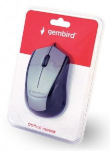USB Opticki miš Gembird MUS-3B-02-BG, 1000Dpi 3-button black/space USB