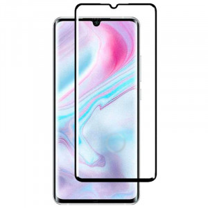 Zaštitno kaljeno staklo 5D Full Glue za Xiaomi Mi Note 10 Lite 2020 (6.47") CRNI RUB