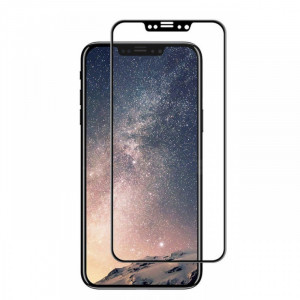 Zaštitno Kaljeno staklo ZAKRIVLJENO 5D glass za iPhone X, iPhone XS, iPhone 11 Pro (5.8 ") crni rubovi