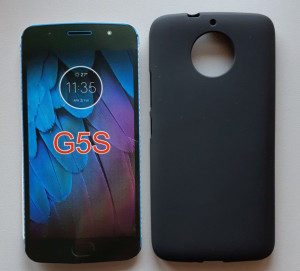 TPU Pudding maska za Motorola Moto G5S XT1793 (5.2") 2017, crna