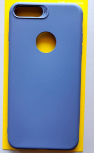 TPU maska SKIN COLOR IPHONE 7 PLUS 2016, iPhone 8 plus 2017 (5.5") PASTELNO LJUBIČASTA