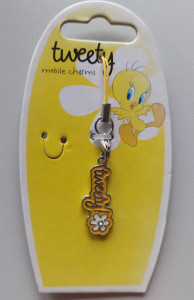 Privezak Sweet Tweety, Mobile Charms, Metal