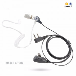 Slušalica s mikrofonom i akustičnom tubom EP-2XK za voki toki Samcom CP-446S, Samcom CP-120, Samcom S-446, Kenwood 2PIN konektor