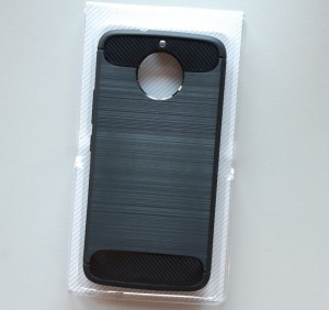 TPU maska BRUSHED za Motorola Moto G6, crna