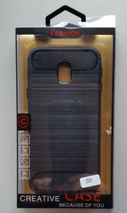 TPU maska BRUSHED za SM-J330F GALAXY J3 2017, Galaxy J3 Pro, crna