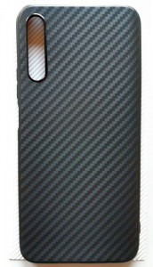 TPU maska CARBON 0.3mm ultra tanka za Huawei P smart Pro 2019, Honor 9X (China) 2019 (6.59") crna