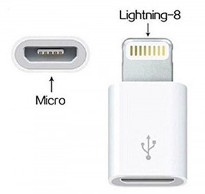 Adapter micro USB na iPhone 5, iPhone 6