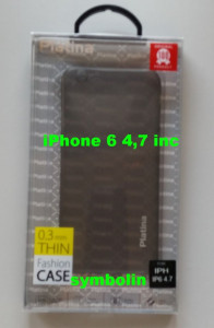 Silikonska maska za iPhone 6 4,7 Platina providna siva