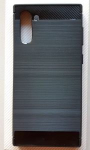 TPU maska BRUSHED za Samsung SM-N970F, Galaxy Note 10 2019 (6.3"), crna