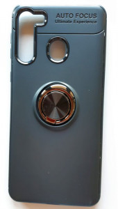 TPU maska MAGNET RING za Samsung SM-A215F, Galaxy A21 2020 (6.5") crna