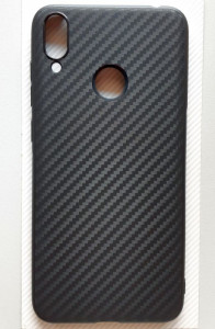 TPU CARBON maska ultra tanka 0.3mm za Huawei Y7 2019, Y7 Prime 2019, Y7 Pro 2019, Enjoy 9 (6.26"), crna