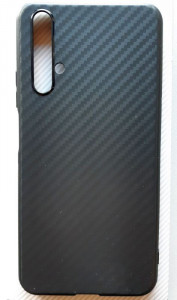TPU maska 0.3mm CARBON za Huawei Huawei Nova 5T, Honor 20 2019 (6.26"), crna