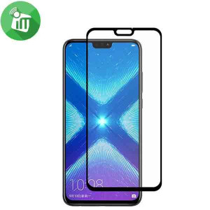 Zaštitno, kaljeno staklo 5D Full Glue za Honor 8X 2018 (6.5") crni rub