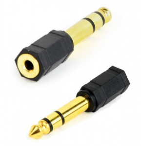 Audio adapter 6,35mm muški na 3,5mm ženski, Gembird CAGP23930BK
