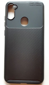 TPU 0.3mm CARBON maska za Samsung SM-A115F, Galaxy A11 2020 (6.4") SMOKE