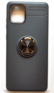 TPU Magnet RING maska za Samsung SM-N770F, Galaxy Note 10 Lite 2020, A81 (6.7") crna