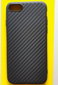 TPU maska CARBON 0.3mm ultra tanka za iPhone SE 2020 (4.7") crna