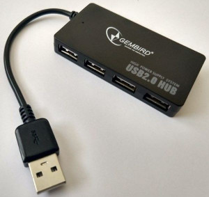 USB HUB, 4 porta, Gembird UHB-U2P4-02 USB2.0