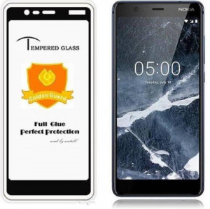 Zaštitno, kaljeno staklo 5D Full Glue za Nokia 5.1 2018 (5.5") ZAKRIVLJENO