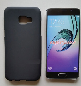 TPU maska Pudding za SM-A320F Galaxy A3 2017, crna