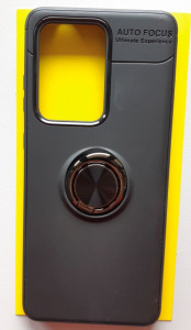 TPU Magnet RING maska za Samsung Galaxy S20 Ultra 2020 (6.9") crna