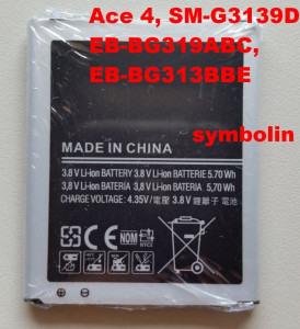 Baterija EB-BG313BBE za SAMSUNG SM-G310, SM-G310A, GALAXY ACE 4,GALAXY ACE 4 3G, GALAXY ACE 4 LTE, GALAXY ACE STYLE, GALAXY ACE NXT, GALAXY S DUOS