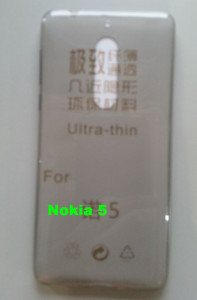 Silikonska maska 0.3mm ultra tanka Nokia 5 2017 (5.2") dim providna