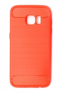 TPU maska BRUSHED za SM-A730F GALAXY A8 PLUS 2018 RED