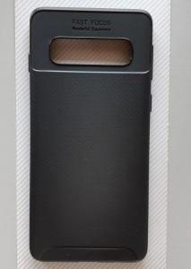 TPU maska CARBON za Samsung SM-G973F Galaxy S10 2019 (6.1"), crna