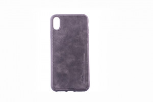 TPU maska LEATHER za iPhone XS MAX 2018 (6.5") crna ili crvena