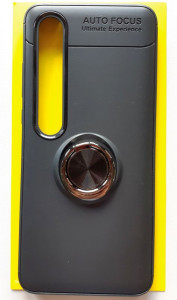 TPU maska MAGNET RING za Xiaomi Mi 10 2020, Mi 10 Pro 2020 (6.67") CRNA