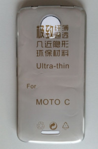 TPU maska za Motorola Moto C dim providna ultra tanka